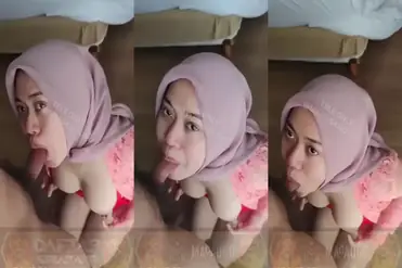 Ukhti Rekan Kantor Hijab Cantik Pasrah Kasur